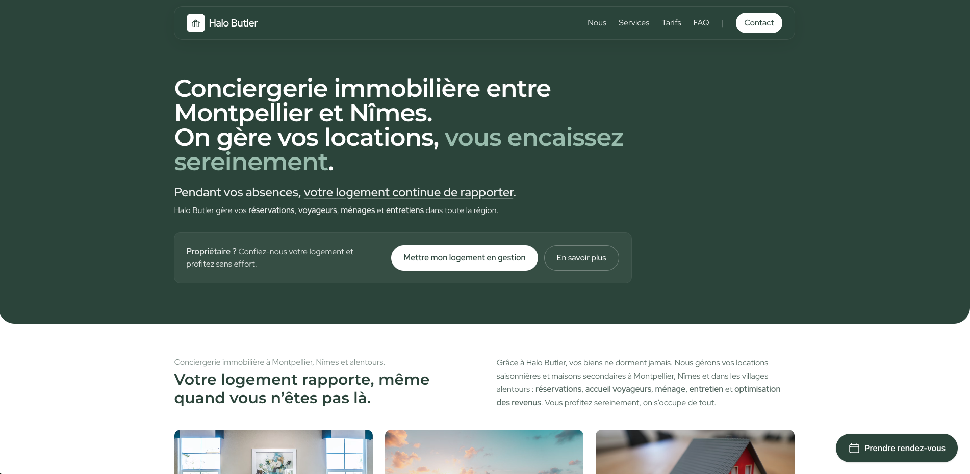 Conciergerie immobilière - Montpellier & Nîmes